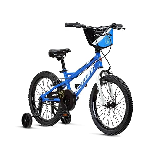 Schwinn Koen Boys Bike for Toddlers and Kids, 18-Inch Wheels, Blue