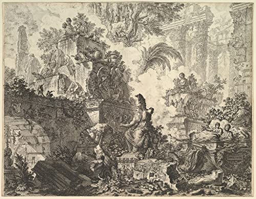 Toile Image Imprimer Minerve Piranesi pour Salon Élégant