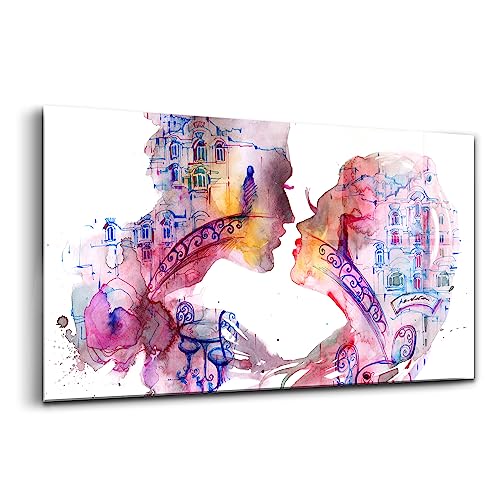 Peinture sur verre Wallfluent art mural moderne pour grand salon