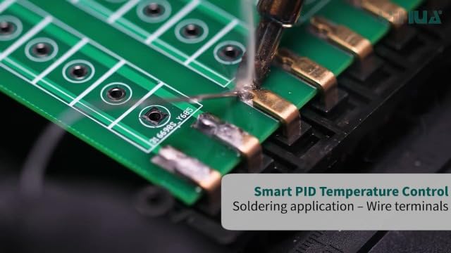 Bild 6 - YIHUA 939D+ III EVO 110W Lötstation mit 4 Speicherplätzen, Dual-LCD-Display, Ruhemodus, 2 helfenden Händen, einem LCD-Lupenobjektiv und mehr zum Löten & Entlöten(EU PLUG)