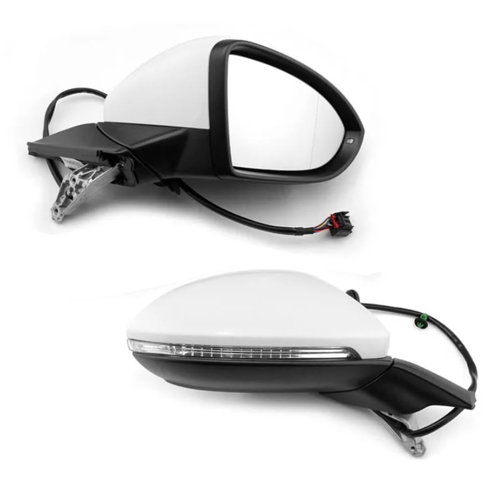 Exterior Espejo Lateral Derecha for Golf 7 MK7 2012-2021 con Calefacción – 6 Hilos