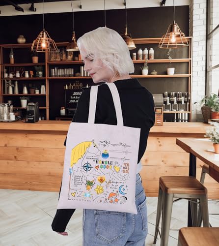 G2TUP Cartoon Inspired Tote Bag Game Lover Gift Big Heart Container Canvas Shoulder Bag Gamer Merch3