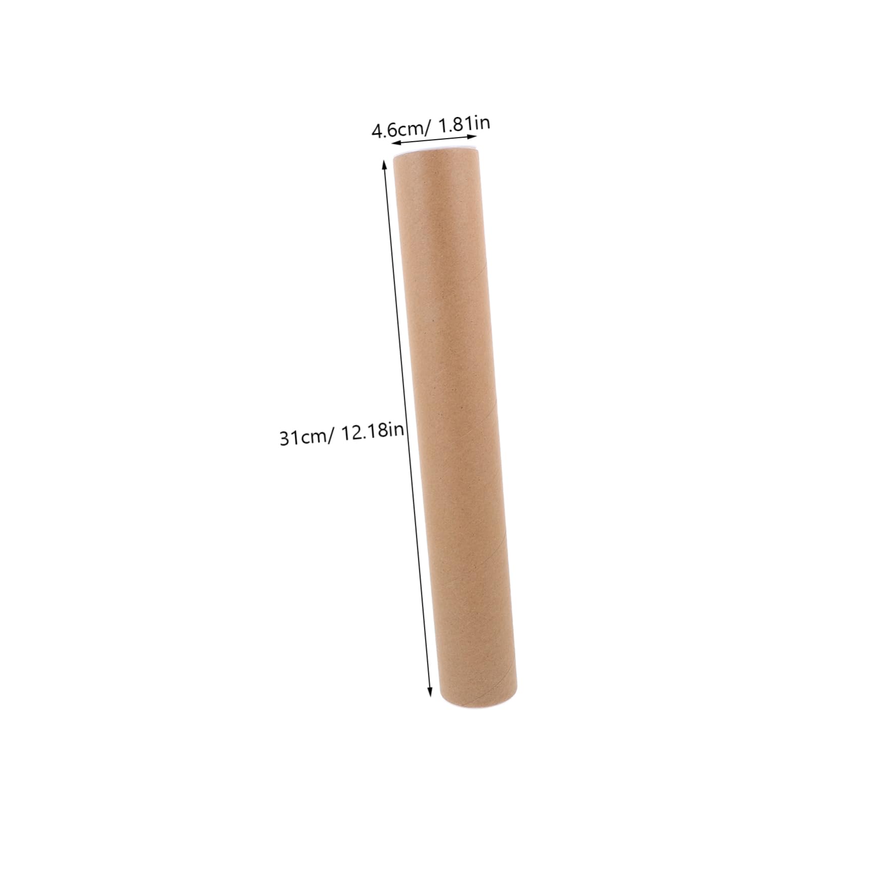 NAMOARLY 10pcs Paper Mailing Tube for Poster Tube Carrier Cardboard for Packaging 1.5in x 12in