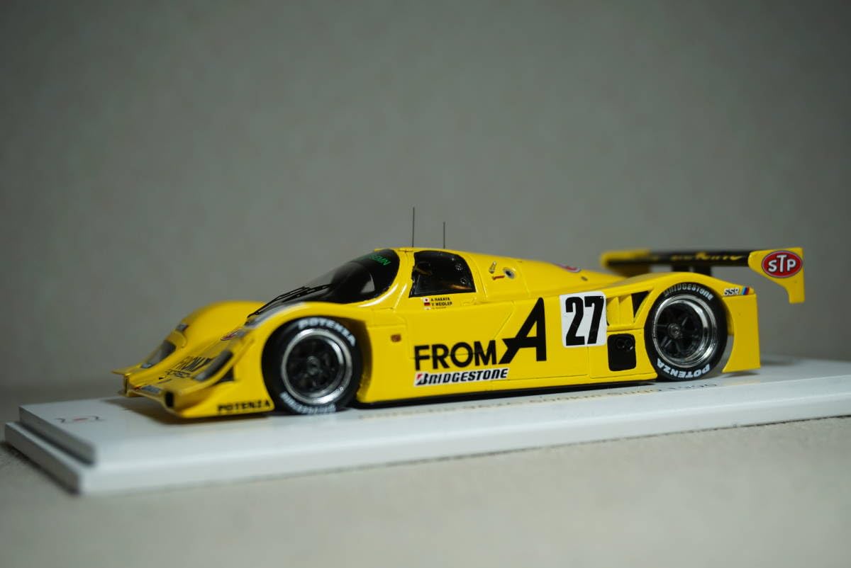 希少 美品 スパーク 1/43 ポルシェ 962C FromA 菅生 1990 Amazon | 1/43 JSPC 菅生 spark Porsche 962C #27 1990 Sugo 500km 7th