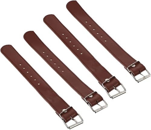 BESPORTBLE 4 Pairs Bike Basket Straps Leather Leash Kid Bike Basket Kid Leash Bike Cargo Leather Straps Bike Front