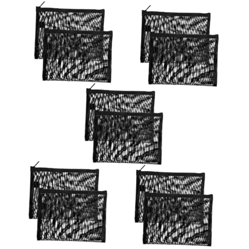 5 Set Di Borse Da Viaggio Per La Della Pelle Borsa Per Il Trucco in Rete Con Cerniera Da Toilette Compatta E Leggera 2 Pezzi x 5