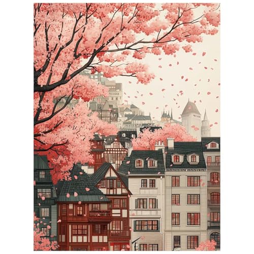 G  hG|Lbg  DIY yCgoCio[ Lbg 55 x 40 cm G CeA  ANG̋  M LoXGZbg Paint by Numbers for Adults ̂߂ EH[A