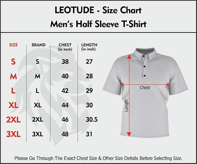Image of LEOTUDE Men's Solid Olive Polo T-Shirt with Beige Contrast Collar | Regular Fit Half Sleeve Polo Neck Tee | Comfortable Everyday Casual Wear (Color : Olive)