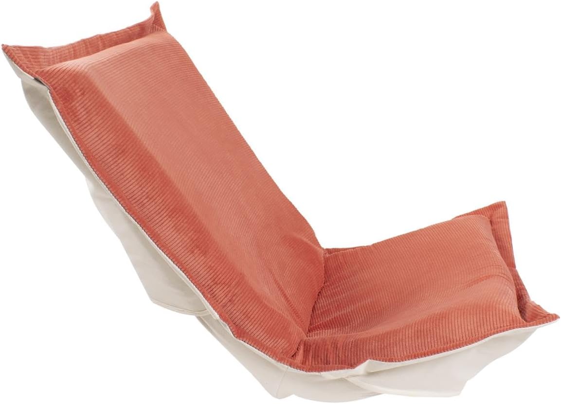 Howard Elliott Collection Hand Stitched Velvet Cushion with Removable Cover, Soft Decorative Throw Pillow with Envelope Closure, Made to Order, Cushion & Cover Only, 9H x 40W x 5D, Terracotta Orange