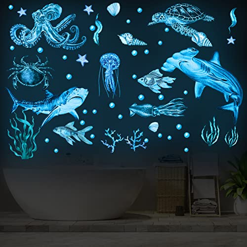 Vinilos Decorativos Glow in The Dark Ocean 4 piezas miniatura 5