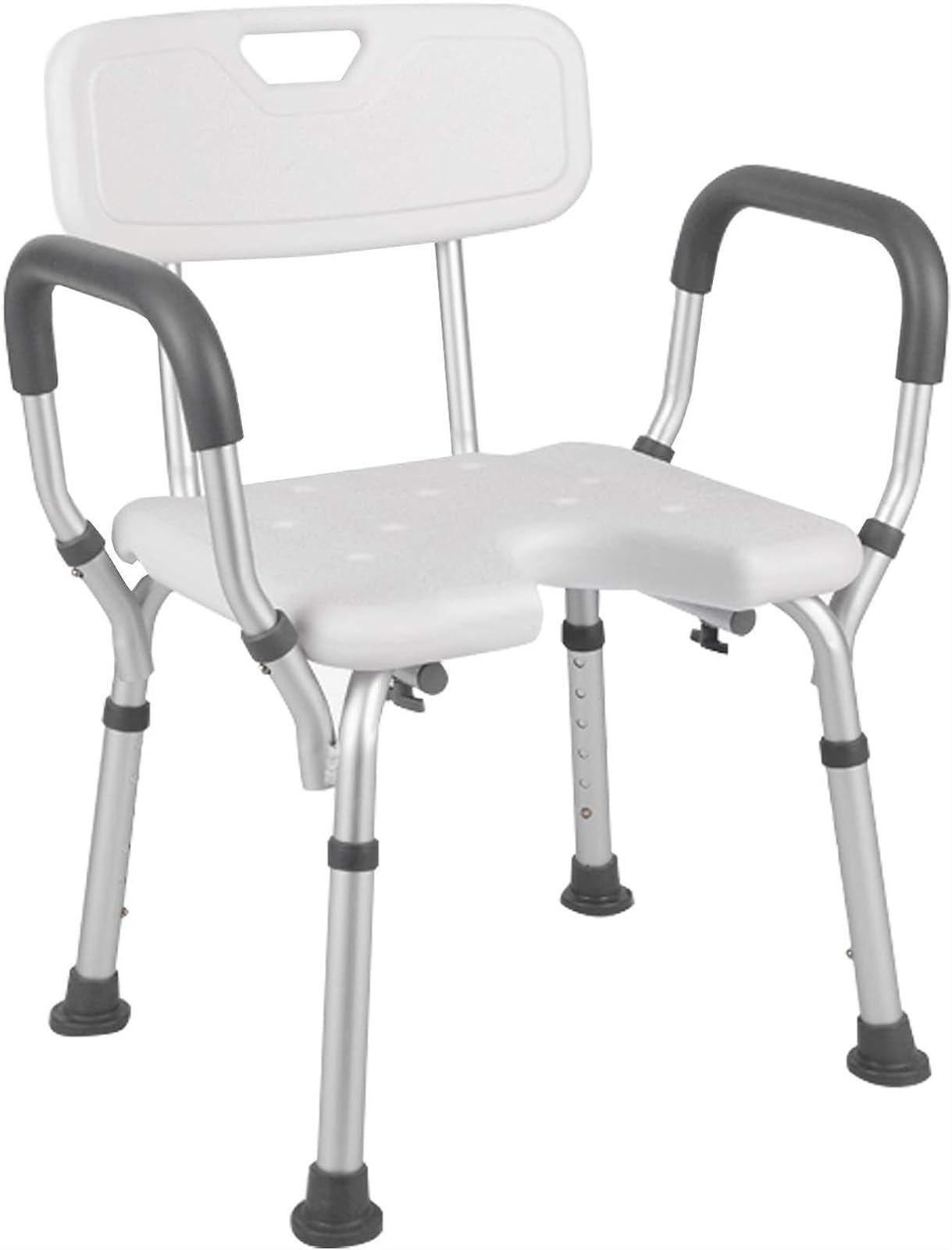Chaise de bain pour douche et baignoire compacte avec poignée stable