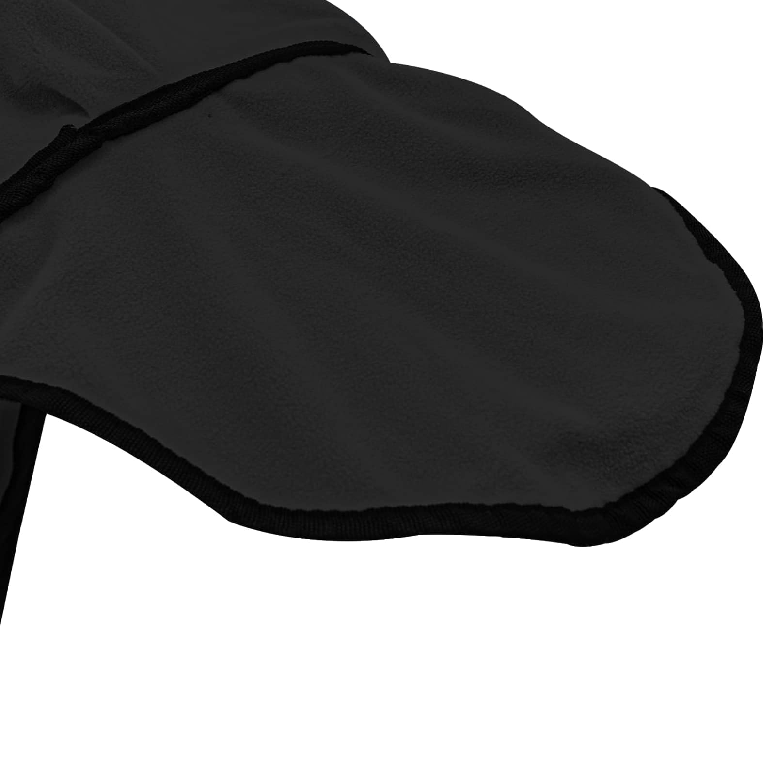 Gecheer Coperta Cavalli in Pile, Coperta Termica Antivento Impermeabile per Cavallo, 135 cm, Nero, per Equitazione Esteri, Protezione Invernale