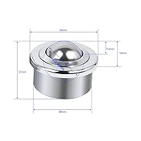 Vista 6 de Rodamientos de transferencia de bolas de rodillos - Unidad de transferencia de bolas para transportador de equipos de transmisión, rodillo