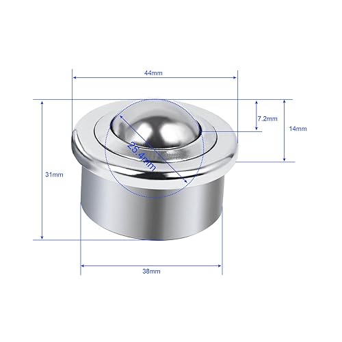 Miniatura 6 de Rodamientos de transferencia de bolas de rodillos - Unidad de transferencia de bolas para transportador de equipos de transmisión, rodillo de