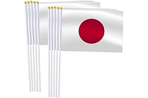 25 Pck Japan Handheld Flag for Decoration