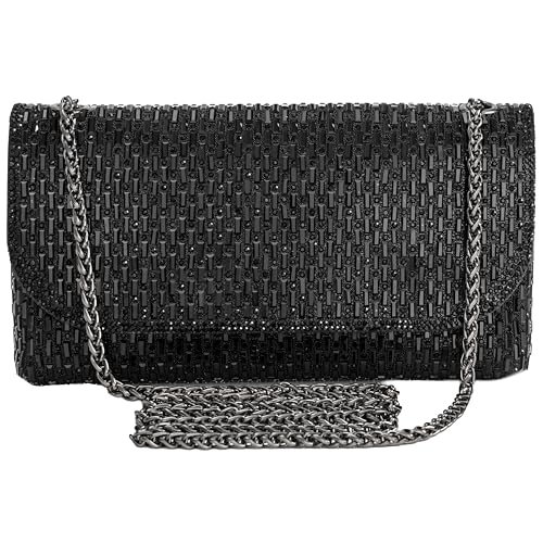 Pochette pour femme Coucoland sac de soirée formel à paillettes pour mariage