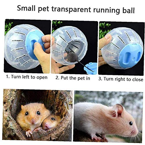 Plastic Huisdier ronde bal Animal Hamster Muizen toy transparant Hamster Ball Kooiaccessoires - Image 4