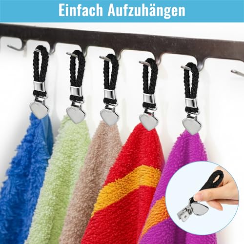 Urker Aufhänger für Handtücher, 10 Stück Handtuch Klammern – Ansicht 4