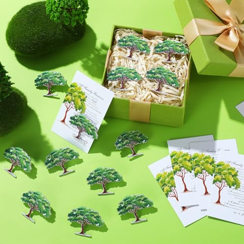 30 Set 15 Set Family Reunion Gifts Tree Pins Bulk Reunion Favors Enamel Remembering Our Roots Lapel Pins Brooches with Cards for Souvenirs Gathering Party Photo Booth Props Decorations4