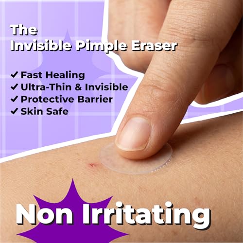 Image of Ultra-Thin Hydrocolloid Pimple Patches - 36 Dots | with 2% Salicylic Acid, Tea Tree & Hyaluronic Acid | Waterproof Acne Spot Cover | Absorbs Pimple Overnight & Reduces Excess Oil | Suitable for All Skin Types (36 - Count)