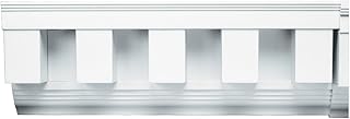Builders Edge 110010804001 Dentil Molding, 001 White, 32'