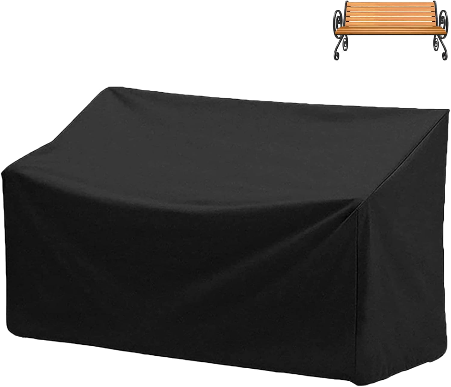 Epicover Outdoor Bench Cover, 210D Heavy Duty 2Seater Patio Bench Furniture Covers