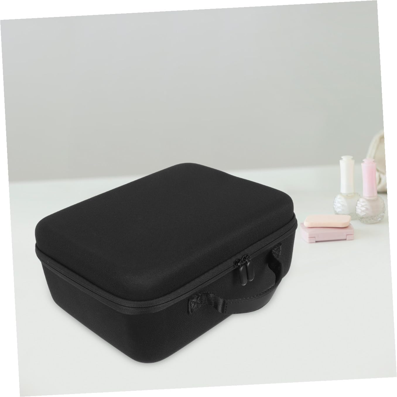 NOLITOY Custodia da Viaggio Multifunzionale e Portatile per Asciugacapelli Nero in Eva Borsa Organizer Compatta per Viaggi e Trasferte di Lavoro