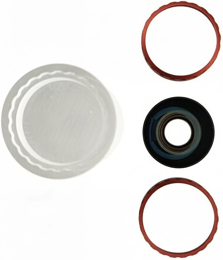 Koulele Replacement Camera Lens for Insta360 X5, Panoramic Camera, Black Glass Repair Part Accessories, 360 Degree Wide-Angle Lens with Anti-Reflective Multi-Layer Coating (Red(1-Pack))