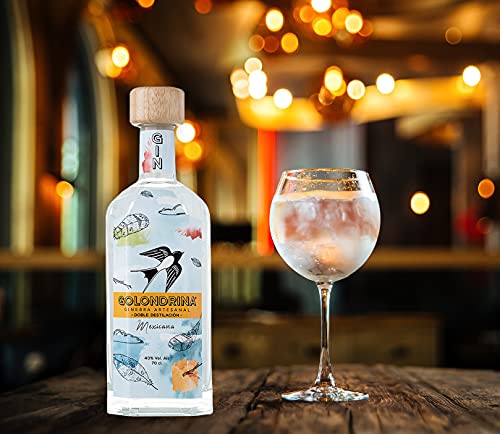 TEQUILA REY JAGUAR - Golondrina Handwerklich Mexikanisches Gin - 40% Vol. (1 x 0,7 l) - Premium Gin - Botanischer Gin… – Bild 5