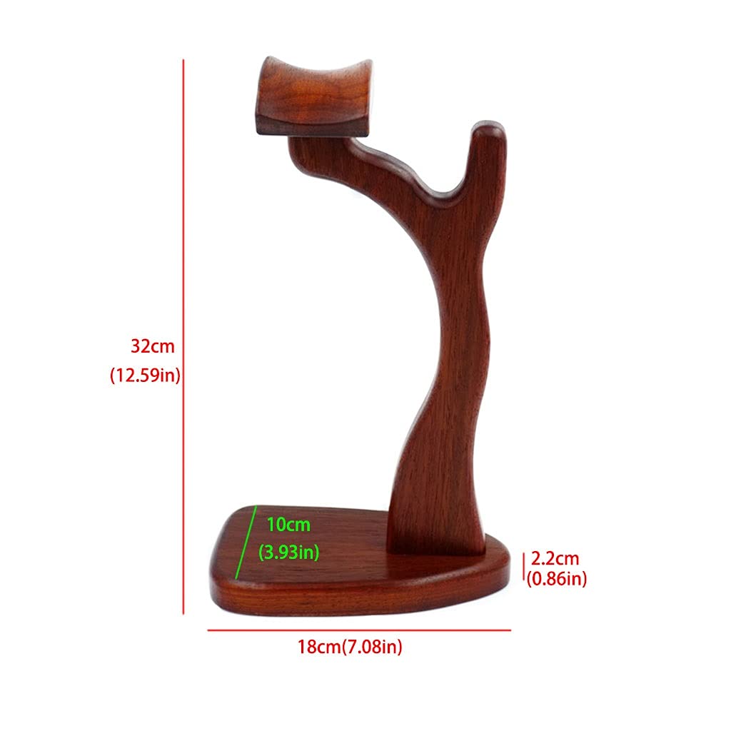 TOMYEUS Soporte para Auriculares Auriculares Rack Desktop Hecho a Mano Sola Ear Rack Juego Accesorios Mesa de Auriculares Multifunción Soporte for Auriculares Solid Solid Soporte de Cascos Gaming