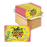 SOUR PATCH KIDS Watermelon Soft & Chewy Gummy Candy, Bulk Candy, 12 - 3.5 oz Boxes