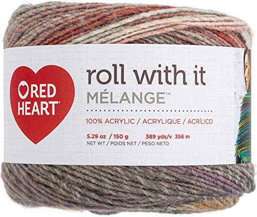 Red Heart Roll with it Melange Theater