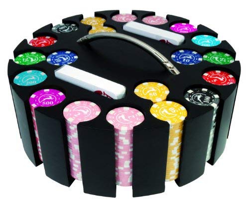 Modiano Poker z uchwytem drewno 500 żetonów 14 g