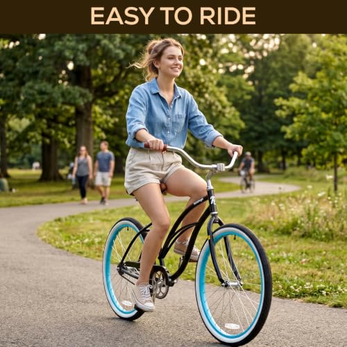 RideOrigin 26 Inch Beach Cruiser