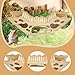 Leefasy Wooden Hamster House,Wood Small Animal Hideout Hut Play Toy,Cage Accessories,Washable Hamster Hideaway Hideout for Gerbils, Style D