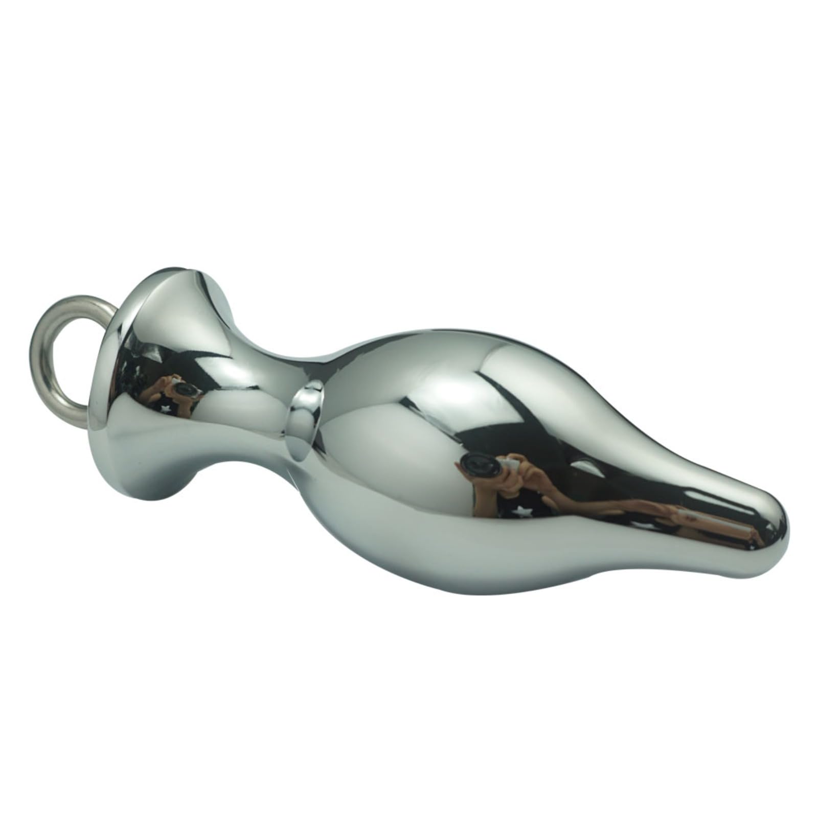 Spina anale 3pcs set grande medio piccolo anello di trazione in metallo di cristallo plug anale in acciaio inossidabile argento butt plug giocattoli del sesso