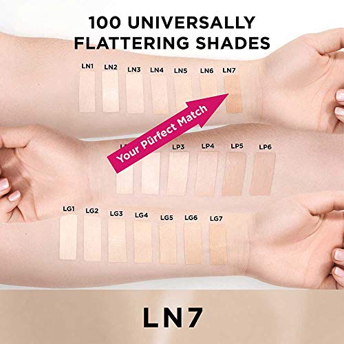 PÜR 4-in-1 Love Your Selfie Longwear Foundation & Concealer, Ln7, 1.2 Fl Oz