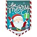 Joyousa Christmas Garden Flag - 12x18 Christmas Flag Outdoor - Weather Resistant - Artist Rendered Xmas Christmas Garden Flags Double Sided - Winter Yard Decorations Holiday Banners Outdoor