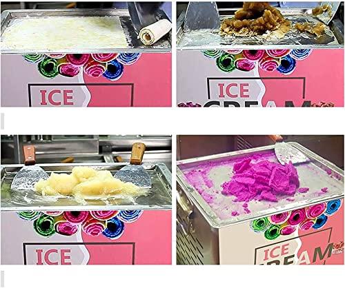 Gerollte Eismaschine – Machen Sie gerolltes EIS für Zuhause – Küchenarbeitsplatte Automatische Eiscrememaschine – Mini… – Bild 7