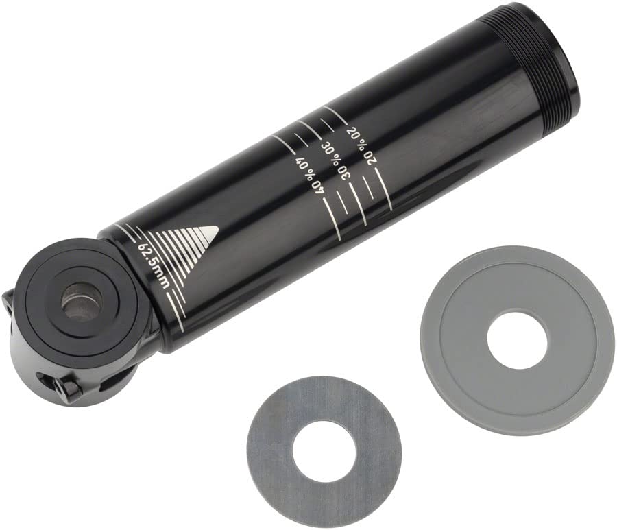 RockShox Rear Shock Damper Body - Bearing Eyelet, 62.5mm w/Hydraulic Bottom Out, 2.5mm Travel Spacer, Super Deluxe C1+