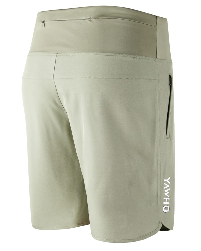 Pantaloncini sportivi da donna, corti, per corsa, sport, corti, estivi, ad asciugatura rapida, a vita alta, fitness, running, palestra, con tasca con cerniera