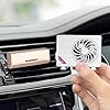 Yuanpgky Solar Powered Car Fragrance Diffuser with Adjustable Aroma Intensity for Vehicle Air Vent, Compatible with Various Car Models and Indoor Spaces Like Office,(Lavender) #2