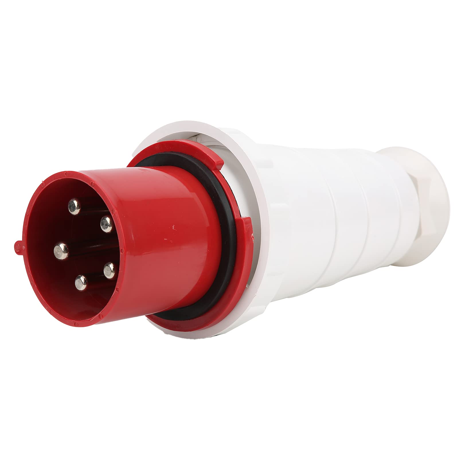 Prise Industrielle, Prise Murale, 380-415V 125A Connecteur Industriel 3P+N+E 5 Broches Prise D'alimentation IP67 étanche pour L'aviation Câbles d'alimentation