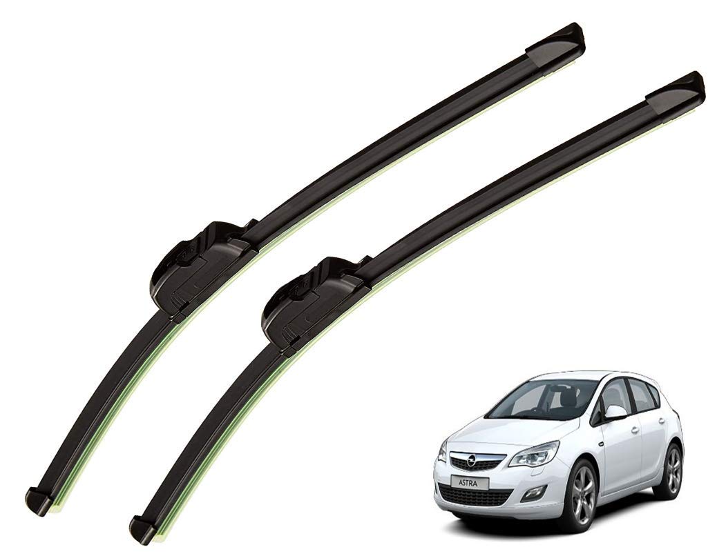 Auto Hub Car Wiper Blade Compatible with Astra, Windshield Car Wiper Blades Opel Astra - Set of 2 Pcs (D-18,P-18)