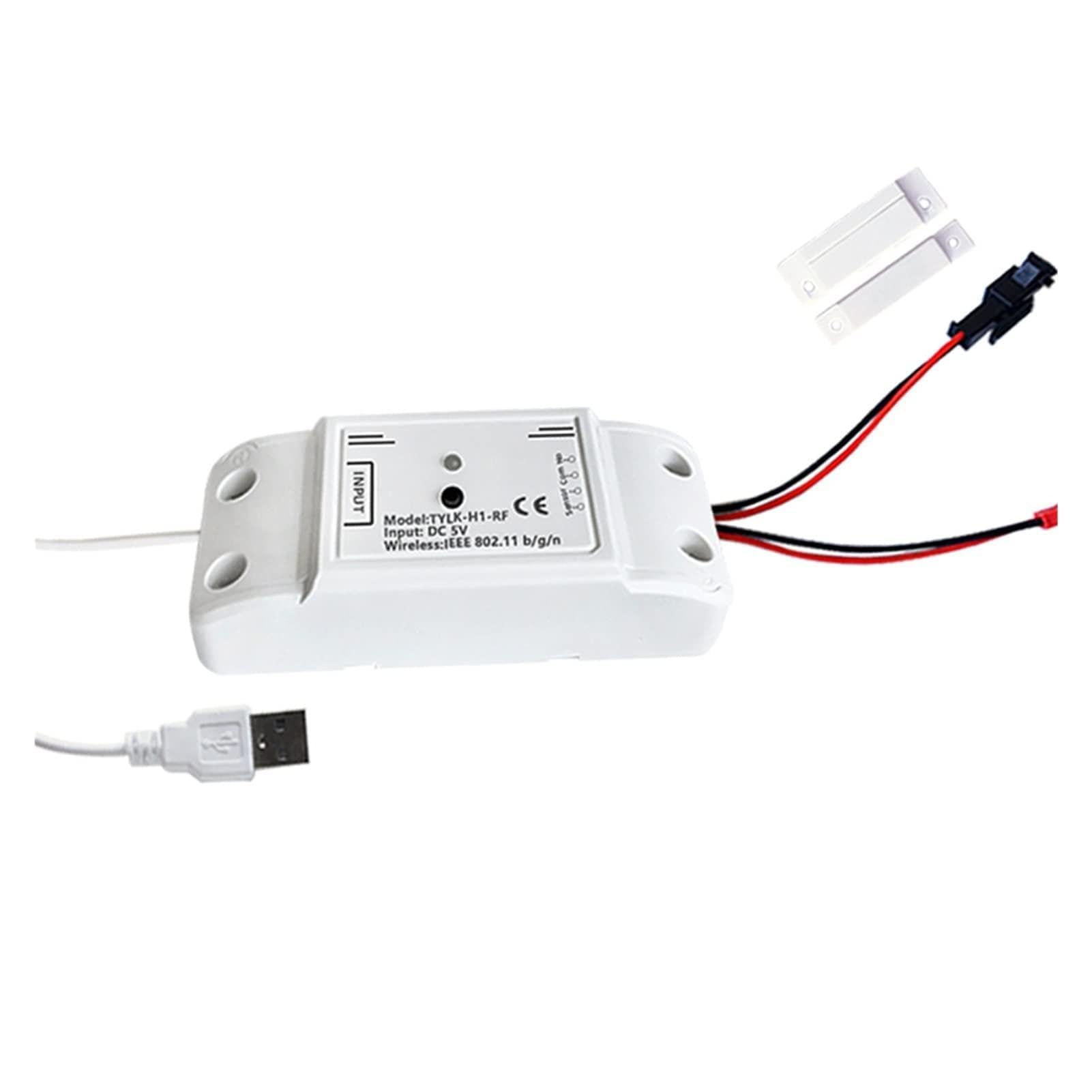 Controller per porta del garage WI-FI Controller apriporta for garage, timer, porta aperta/chiusura monitor, controllo vocale Tuya Smart life app Apri e chiudi facilmente la porta del garage(Size:Bu