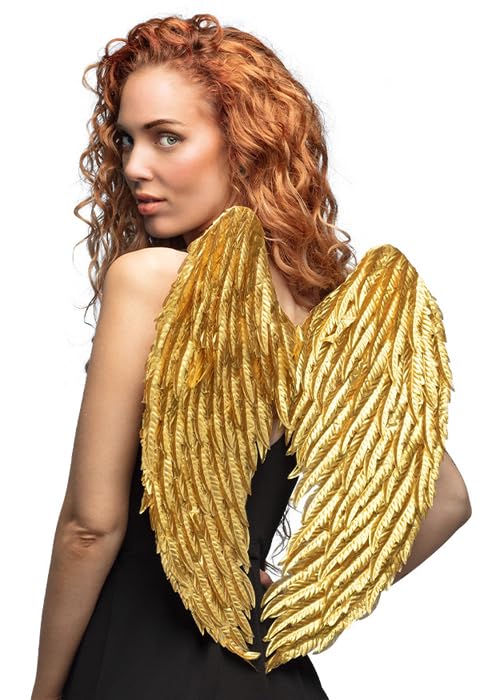 Struts Gold Feather Effect Heavenly Angel Wings 50cm