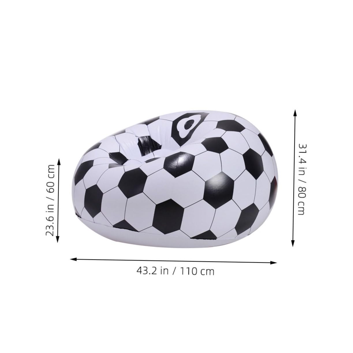 BESPORTBLE Air Chair Sofa Inflatable Seat Portable Lazy Couch PVC Material Ideal for Boys and Girls Adults