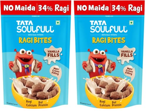 Image of Tata Soulfull Ragi Bites Vanilla Fills, 250g (Pack of 2)