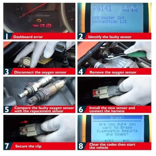 Sonde lambda O2 pour Benz E55 E240 E320 - Capteur d'oxygène de remplacement A0015405117