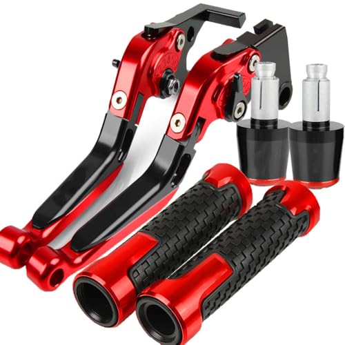 Leviers de Frein CBR 600 et Embrayage Moto avec Poignées Antidérapantes Ajustables